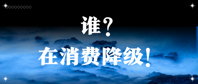 谁，在消费降级！