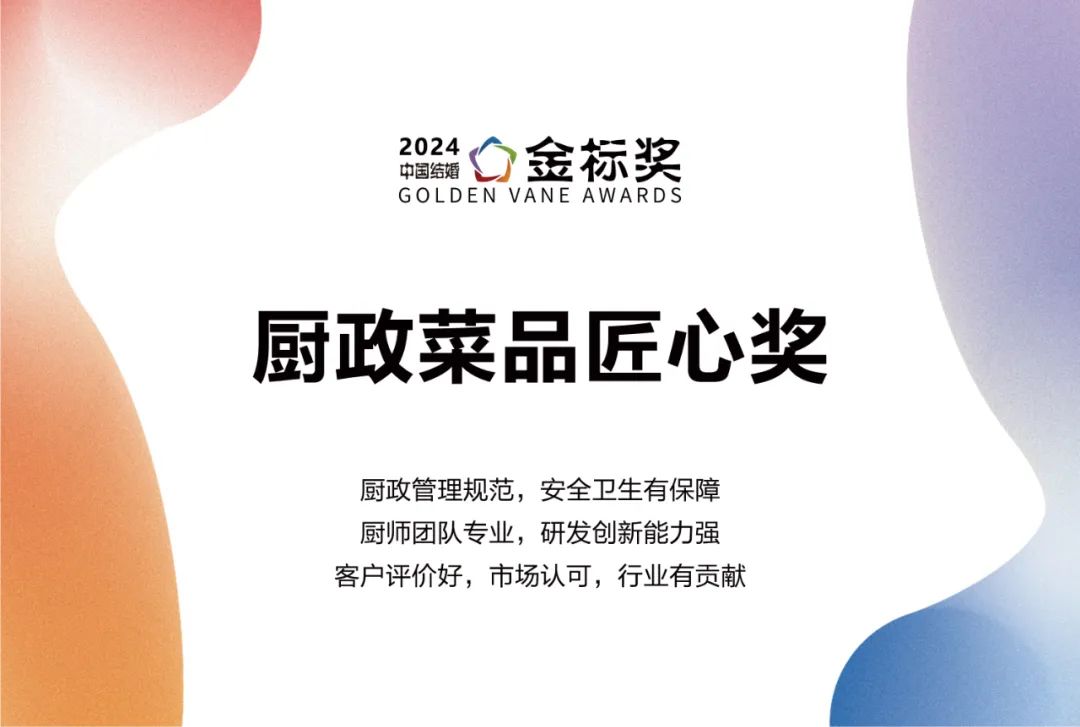 2024厨政菜品匠心奖，奖项申报中！
