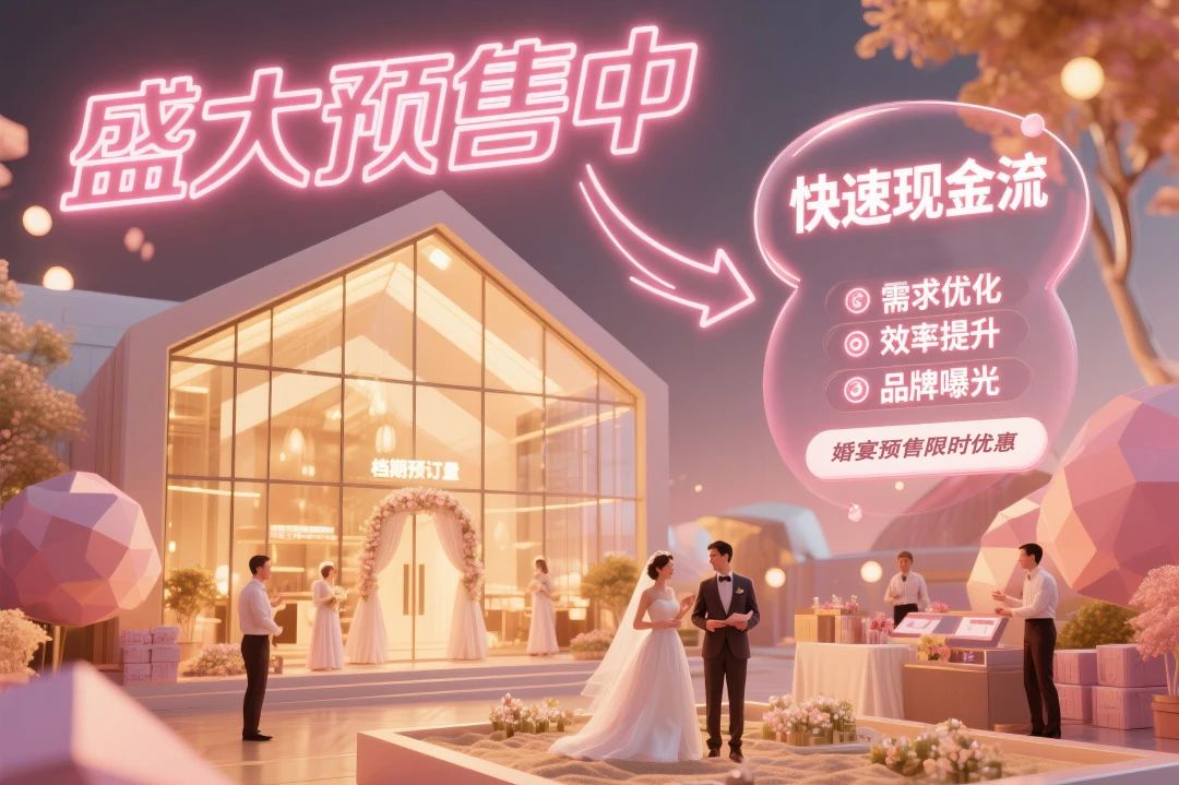 新建婚礼堂一定要提前做好运营规划，今天就围绕筹建期婚礼堂为什么一定要做好预售，以及新建婚礼堂如何做好预售这两个话题展开分...